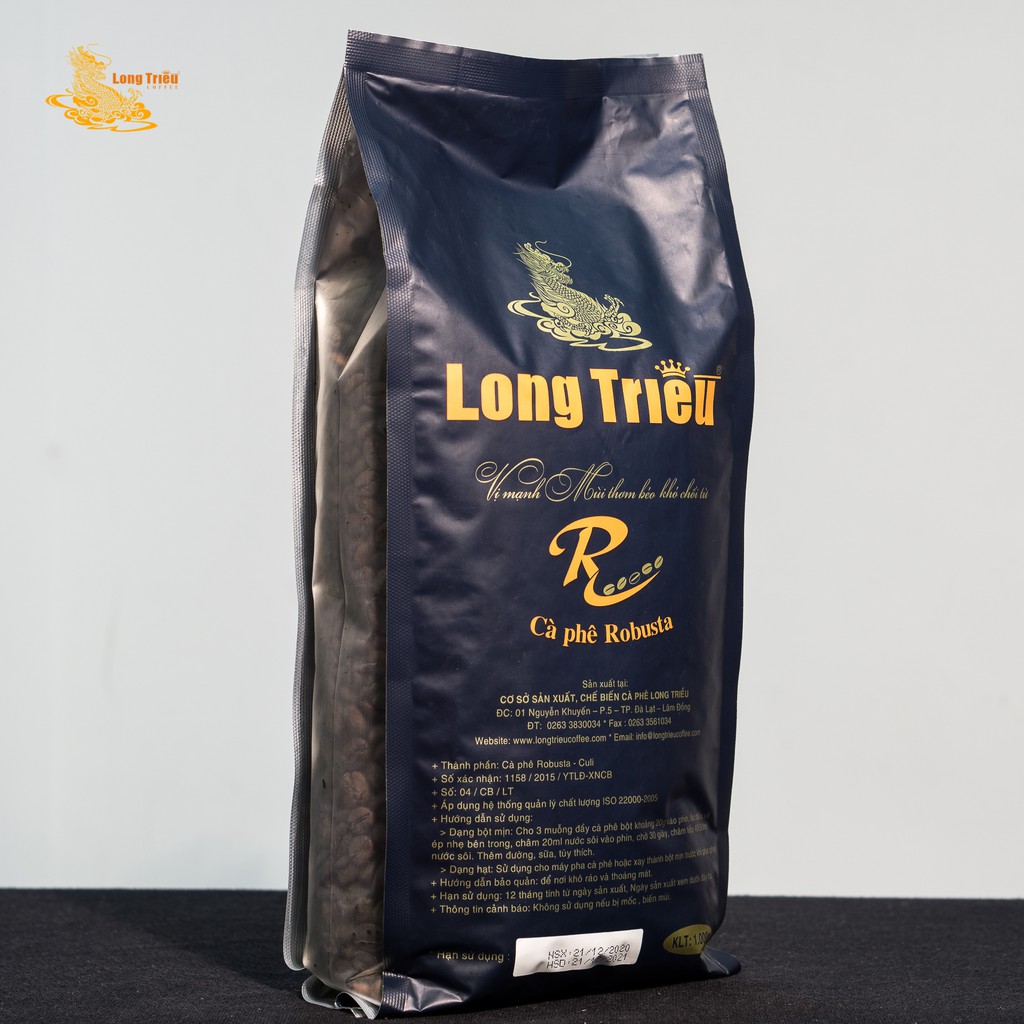 CÀ PHÊ ROBUSTA 100% LONG TRIỀU mã R dạng hạt gói 1KG | BigBuy360 - bigbuy360.vn