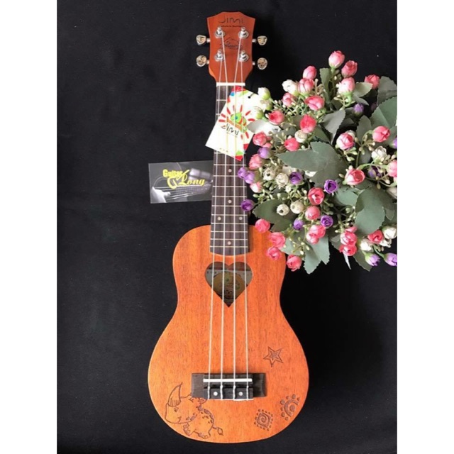 Đàn ukulele gỗ hồng đào 