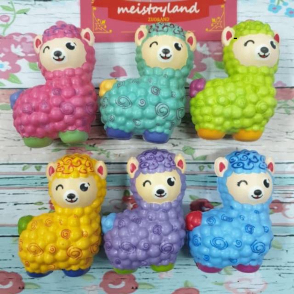 Đồ Chơi Squishy Hình Lạc Đà Alpaca