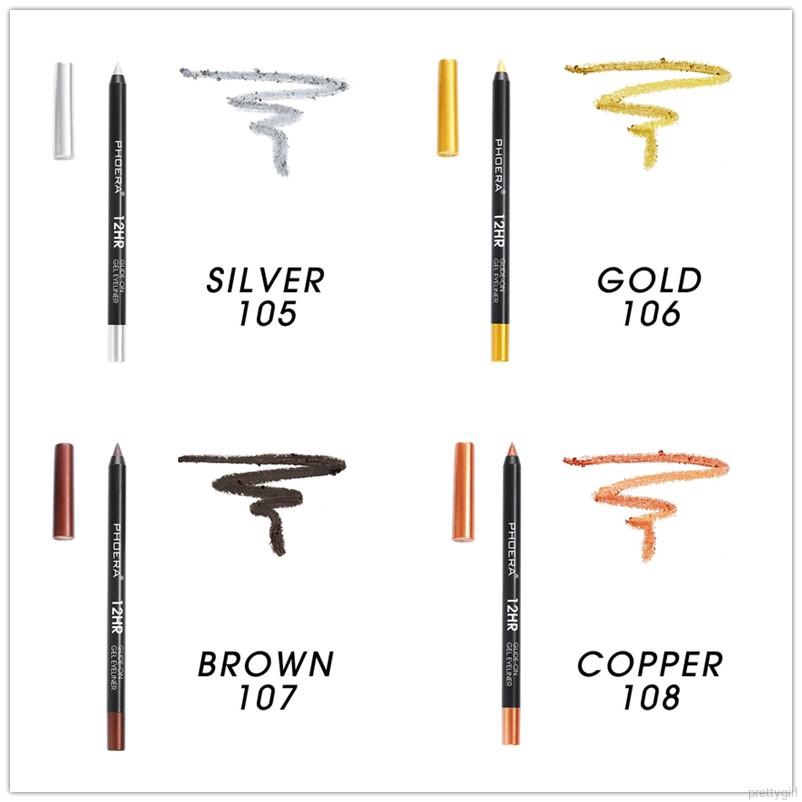 PHOERA Colorful Eyeliner Pencils Waterproof Smudge-Proof Easy To Color | BigBuy360 - bigbuy360.vn