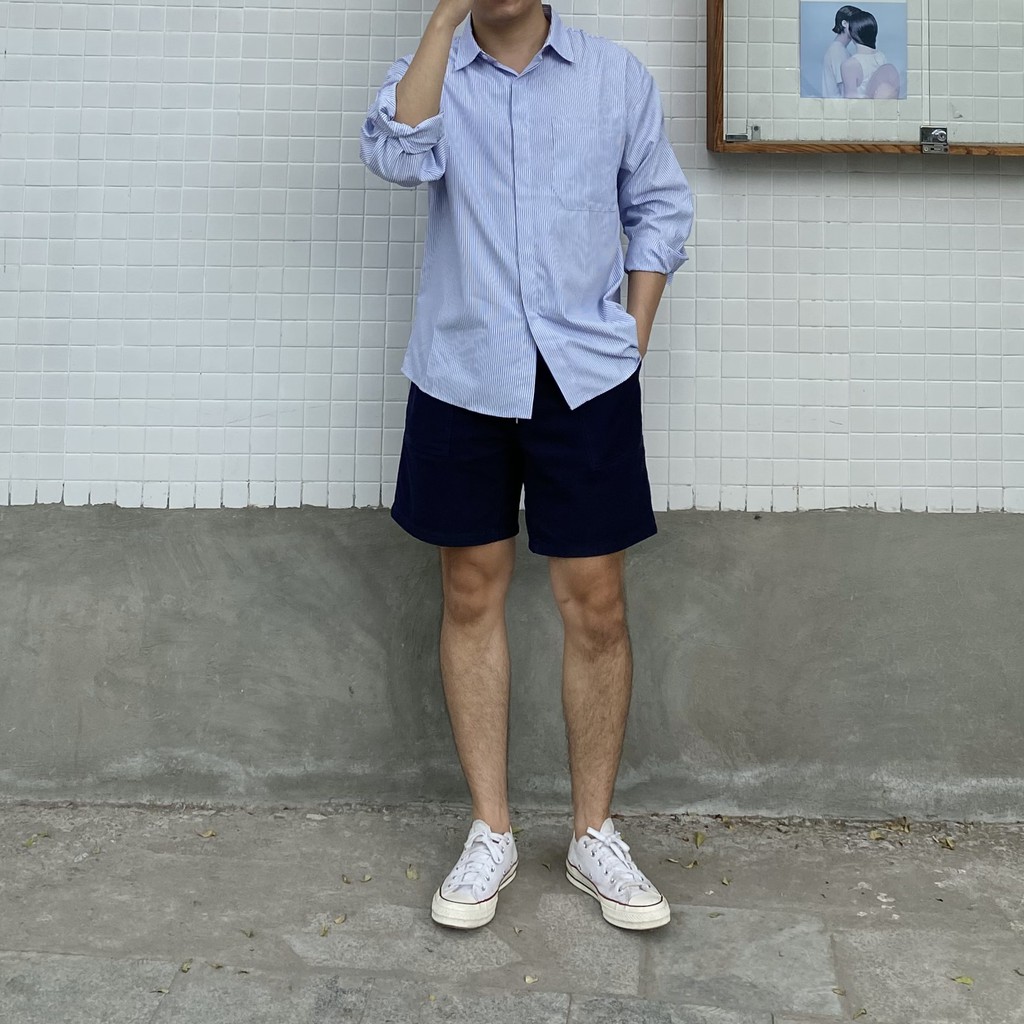 Áo sơ mi kẻ - Striped Shirt - De Basé | BigBuy360 - bigbuy360.vn