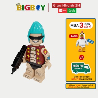 Lego one piece minifigures FRANKY đồ chơi cho bé, nhựa ABS chất lượng