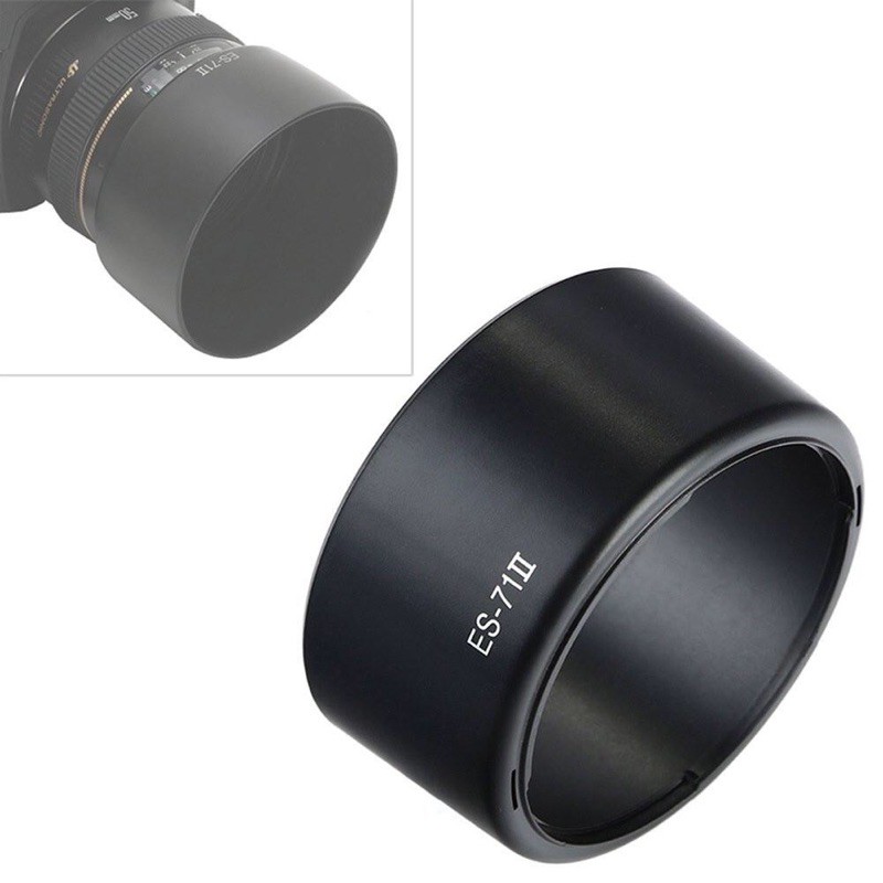 Lens Hood che nắng cho lens máy ảnh canon es 71ii cho lens 50 1.4 usm