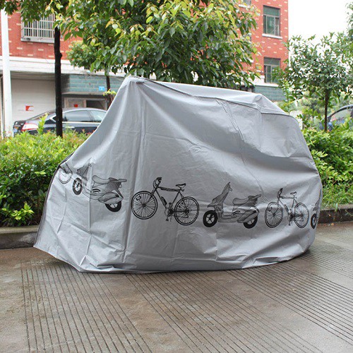 Bạt phủ xe máy chống gió bụi, mưa nắng