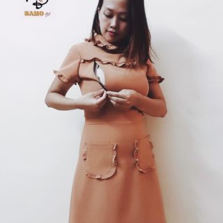 Vay bầu sau sinh va cho con bú