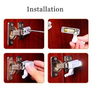 Đèn LED gắn bản lề tủ quần áo