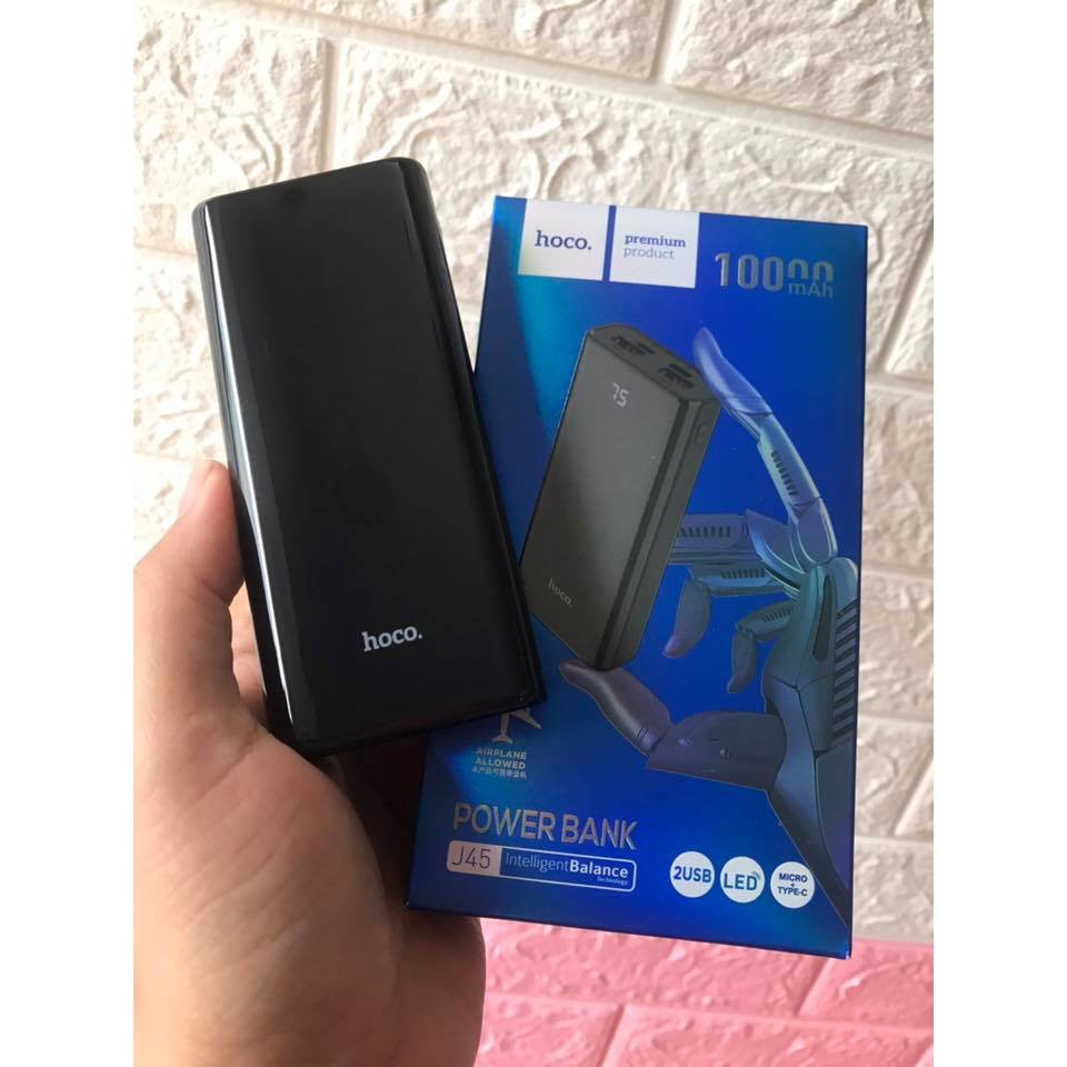 Sạc dự phòng Hoco J45 10.000mah ♥️Freeship♥️ Giảm 30k khi nhập MAYT30 - Pin sạc dự phòng Hoco