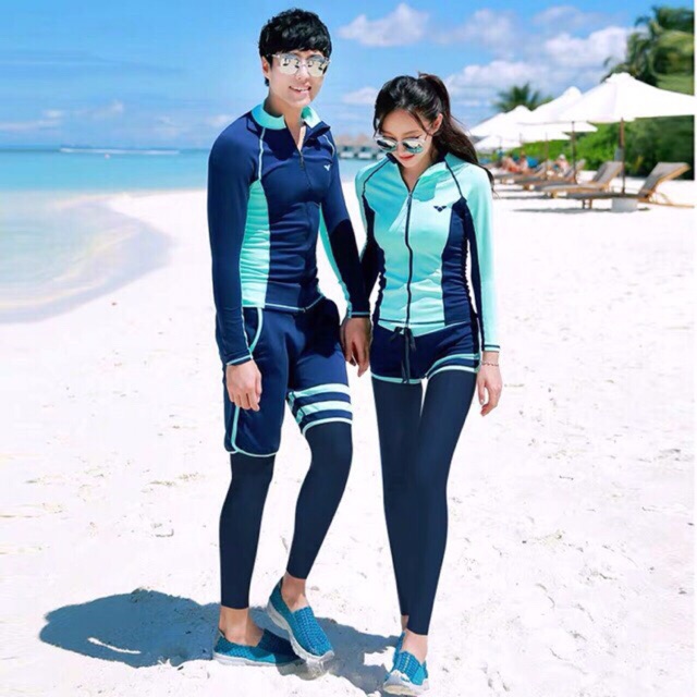 Đồ bơi đôi tay dài quần dài nam nữ [BIG SIZE]