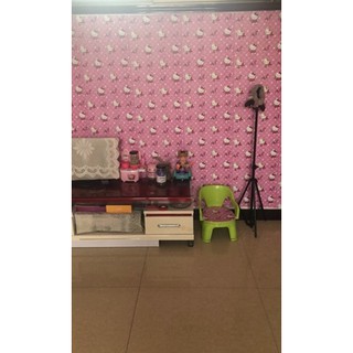 [Sale Sốc Xả Kho] Giấy Dán Tường HelloKitty 02 ❤️ FREESHIP ❤️ 0.45*10m