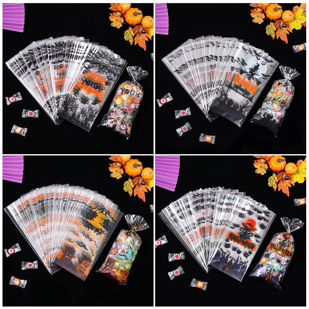 Bộ 100 Túi Đựng Kẹo Halloween
