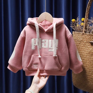 áo nỉ bông hoodie dày ấm nhiều mẫu trẻ em 2022 Phong Cách Hàn Quốc Thời