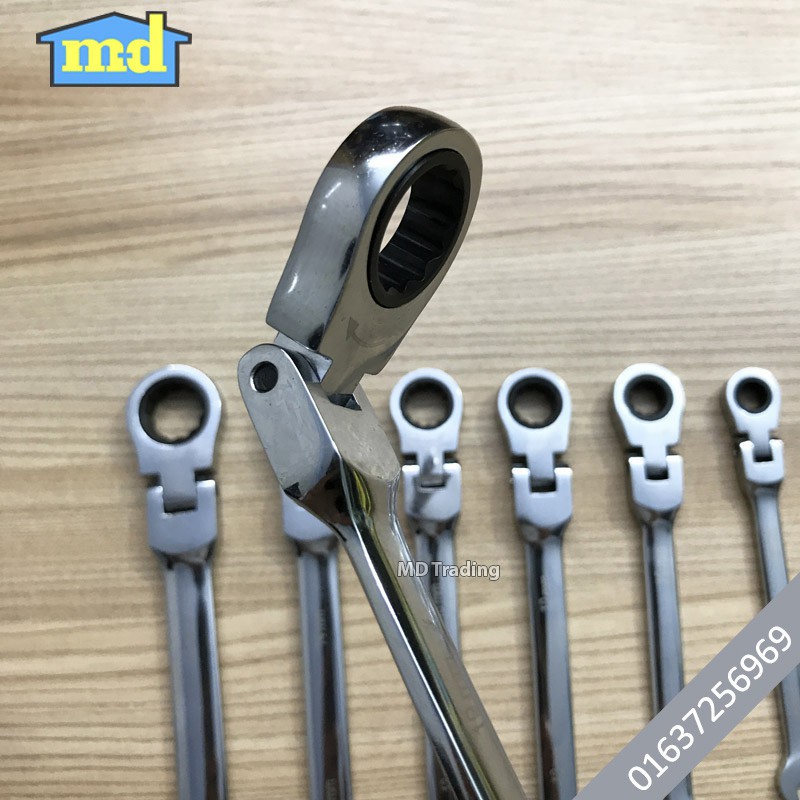 Bộ cờ lê gật gù 7 chi tiết tự động RATCHET WRENCH