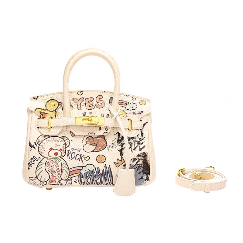 Túi xách Carti&Koty in hoạ tiết siêu dễ thương da đẹp kèm feedback thật