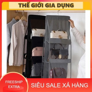 Túi treo giỏ xách 6 ngăn đa năng cao cấp chắn bụi tiện dụng