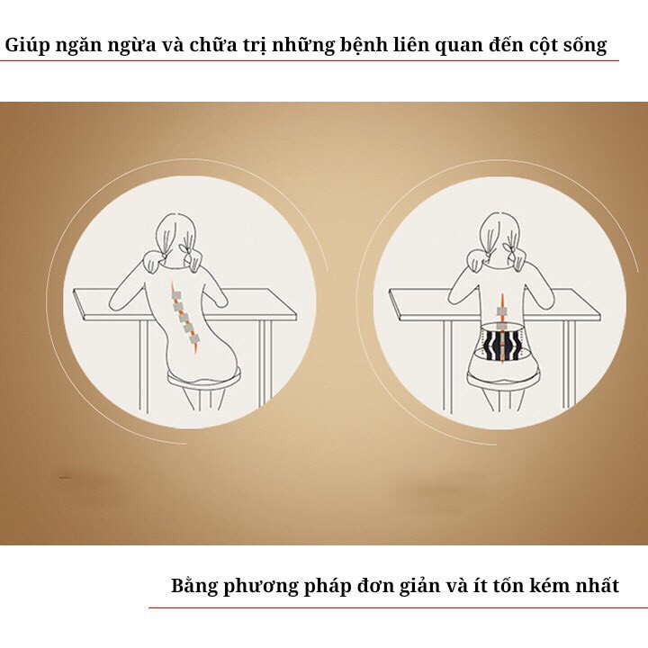 Đai hỗ trợ giảm đau lưng, đau cột sống và giảm mỡ bụng NA09