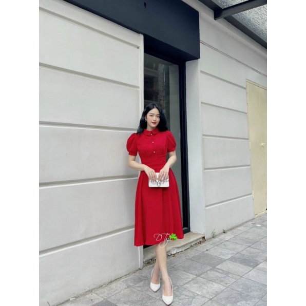 [Mã FAMARAL1 giảm 10K đơn 50K] Váy xòe xếp ly eo A1000.469 | BigBuy360 - bigbuy360.vn