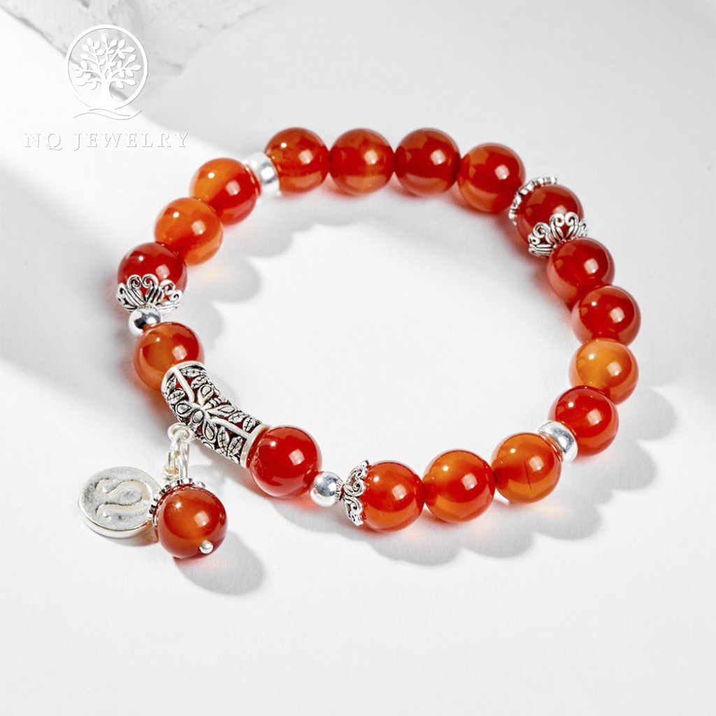 Vòng tay đỏ charm cung hoàng đạo - NQ Jewelry