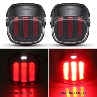 Đèn led phanh drl gắn đuôi xe cho harley-davidson sportster softail dyna lay down