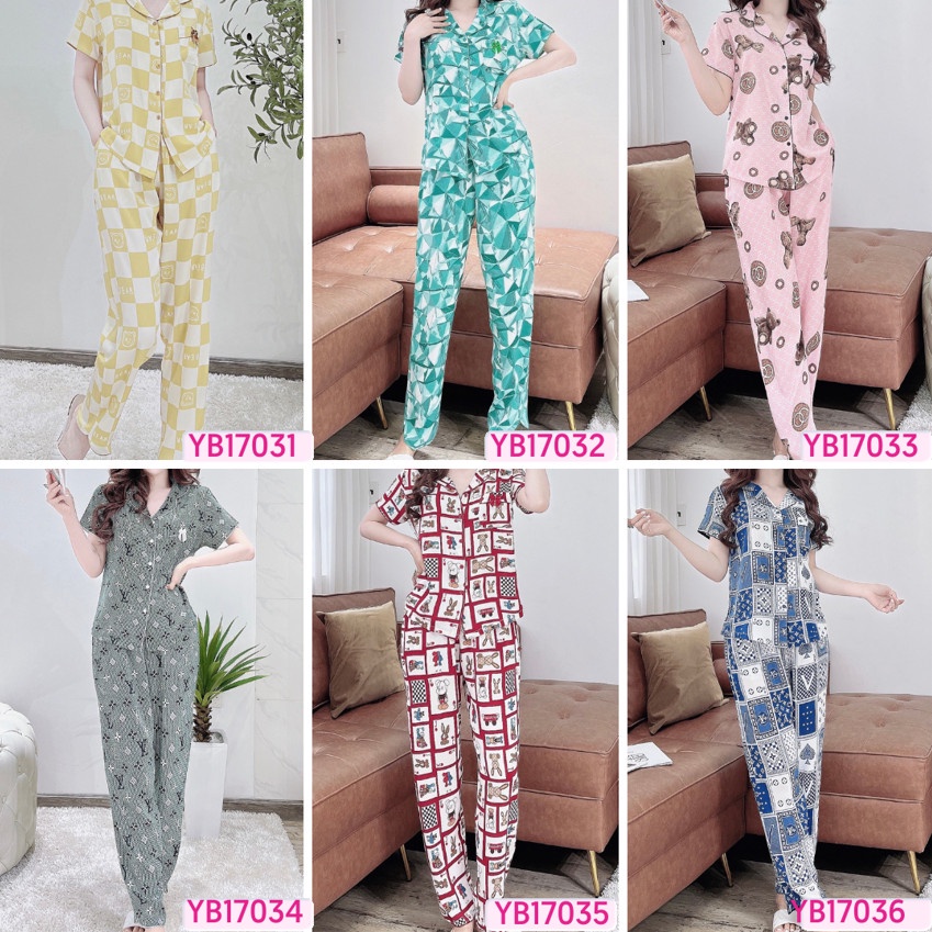 Đồ ngủ nữ lụa bigsize dài cộc tay , đồ bộ pijama mặc nhà dễ thương - yenbeauty đồ mặc nhà cao cấp