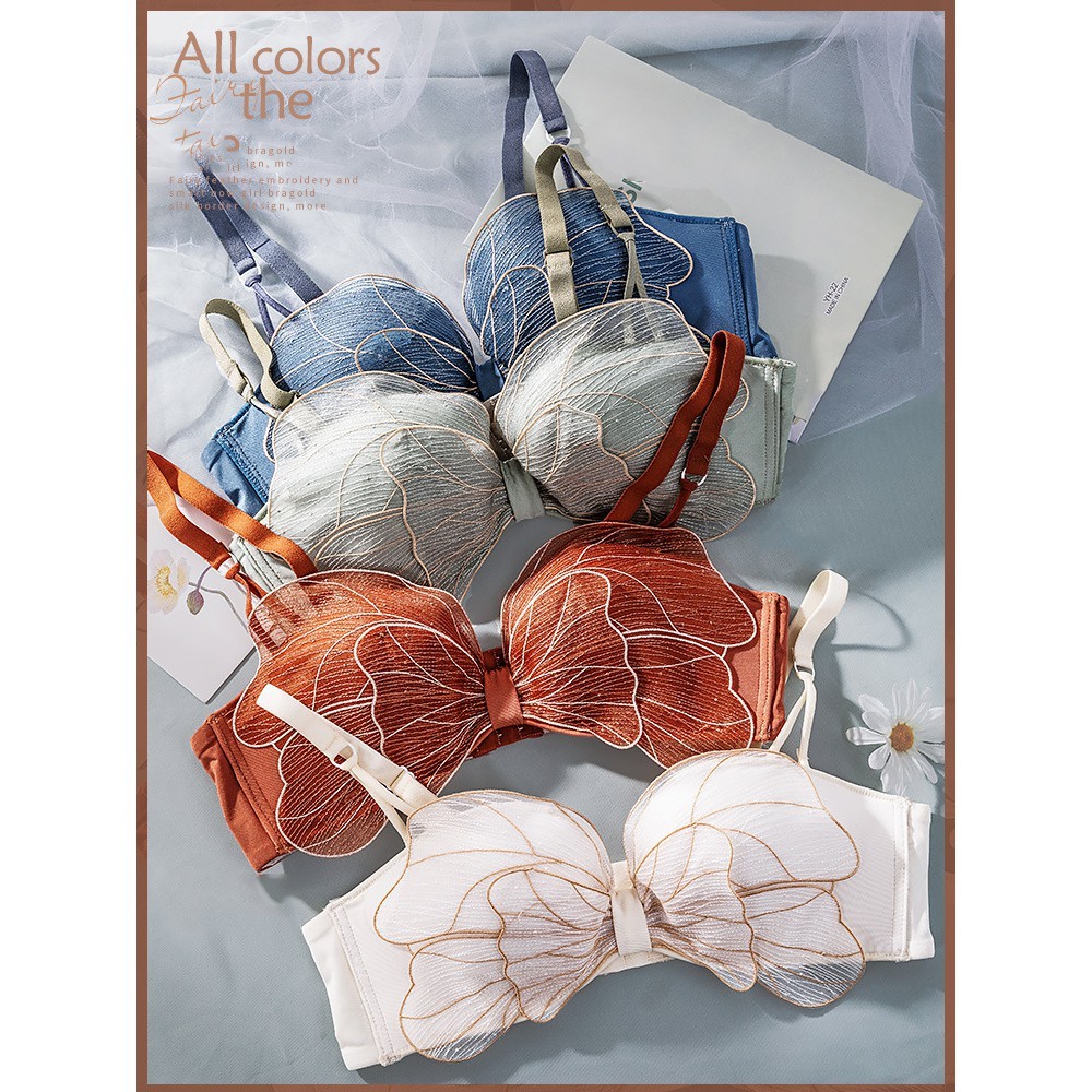 Bộ Đồ Lót Nâng Ngực, Áo Lót Ren Cánh Tiên Tông Màu Pastel AL59 | BigBuy360 - bigbuy360.vn