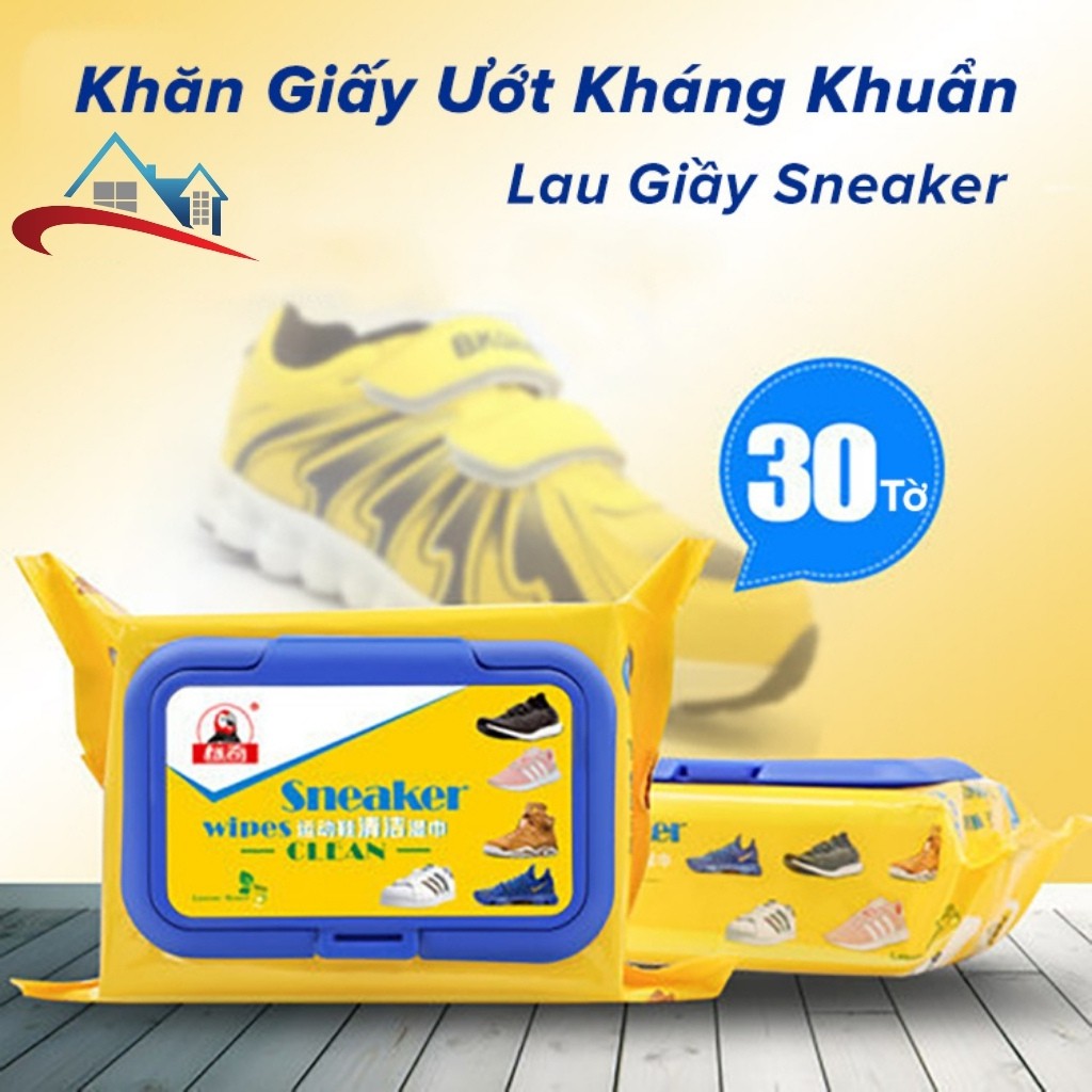 Giấy lau giày siêu sạch SNEAKER, Siêu Rẻ, tiện lợi, dùng cho các loại giày, không hại các loại vải, tiện dụng