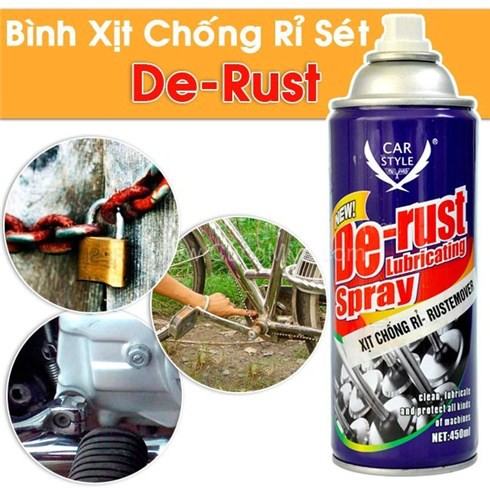 [Giá công phá] Xịt chống rỉ bôi trơn tháo ren W2 - 450ml (Nhập khẩu và phân phối bởi Hando)