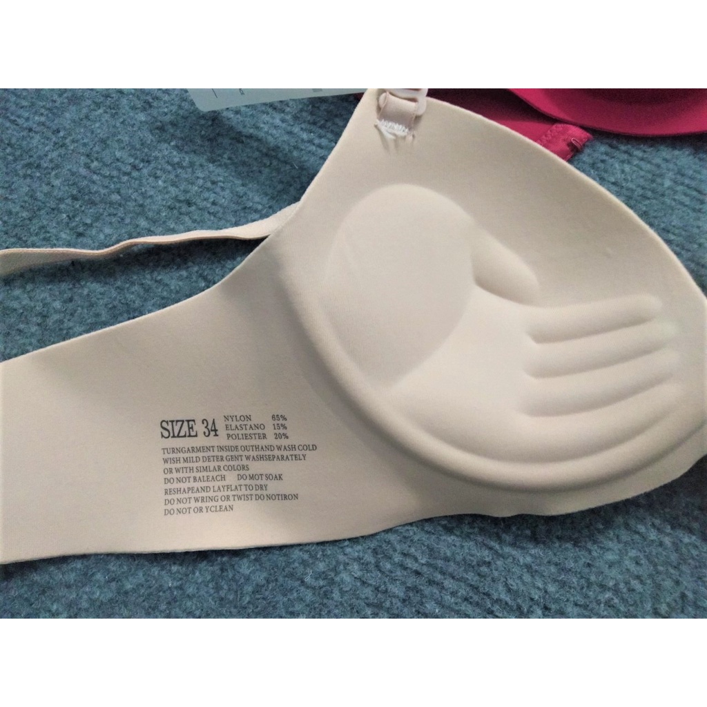 Áo Ngực Không Gọng, Áo Lót Su Bàn Tay Nâng Ngực Họa Tiết Hình Chiếc Lá Hàng Cao cấp.