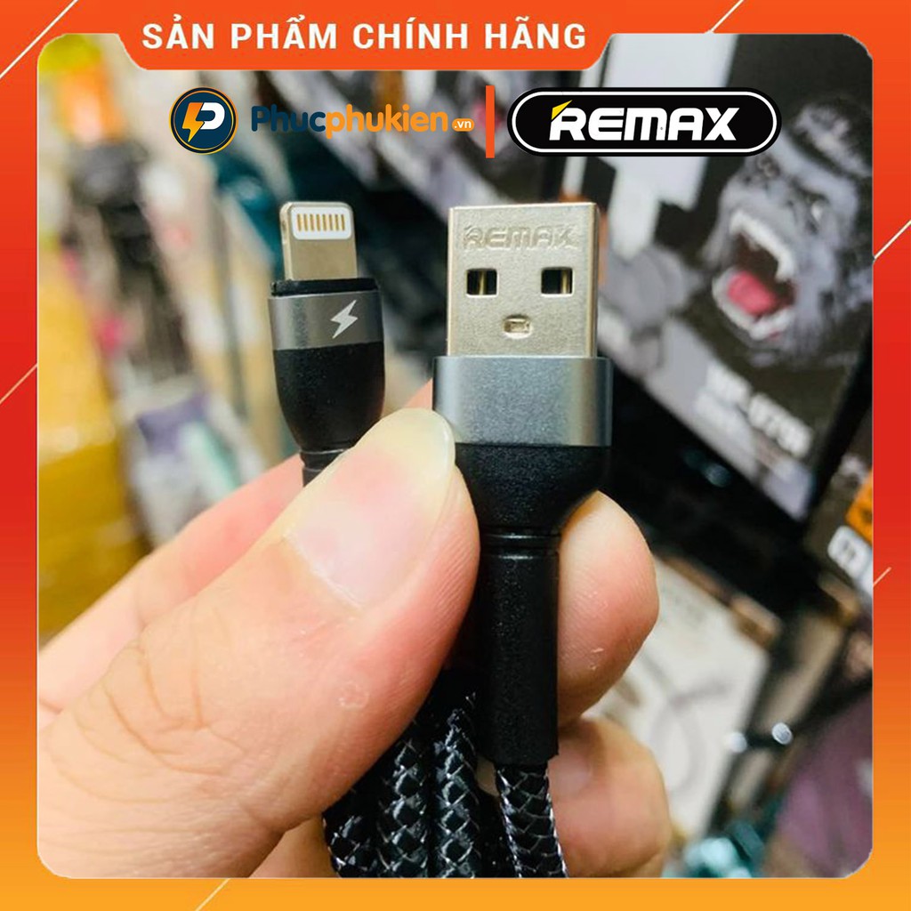 Dây sạc 2m chính hãng Remax 124i hỗ trợ sạc 2.4A dành cho 14 pro max trở xuống Phúc Phụ Kiện Remax | BigBuy360 - bigbuy360.vn