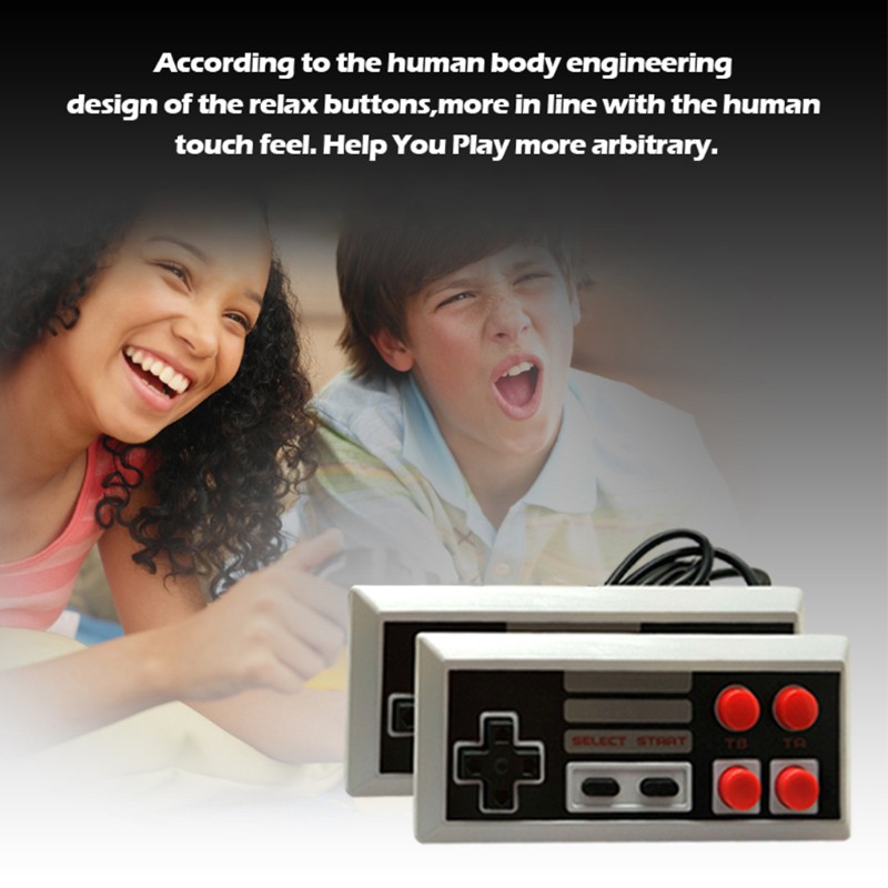 Tay cầm điều khiển chơi game 4 nút cho coolbaby TV Handheld Video Game 9 pin Console