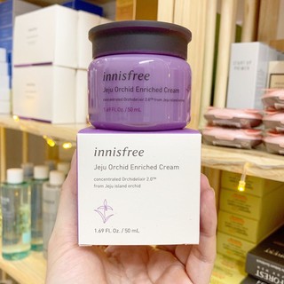 (Chính hãng) Kem dưỡng giàu dưỡng chất ngăn ngừa lão hóa sớm từ hoa lan Innisfree Jeju Orchid Enriched Cream 50ml