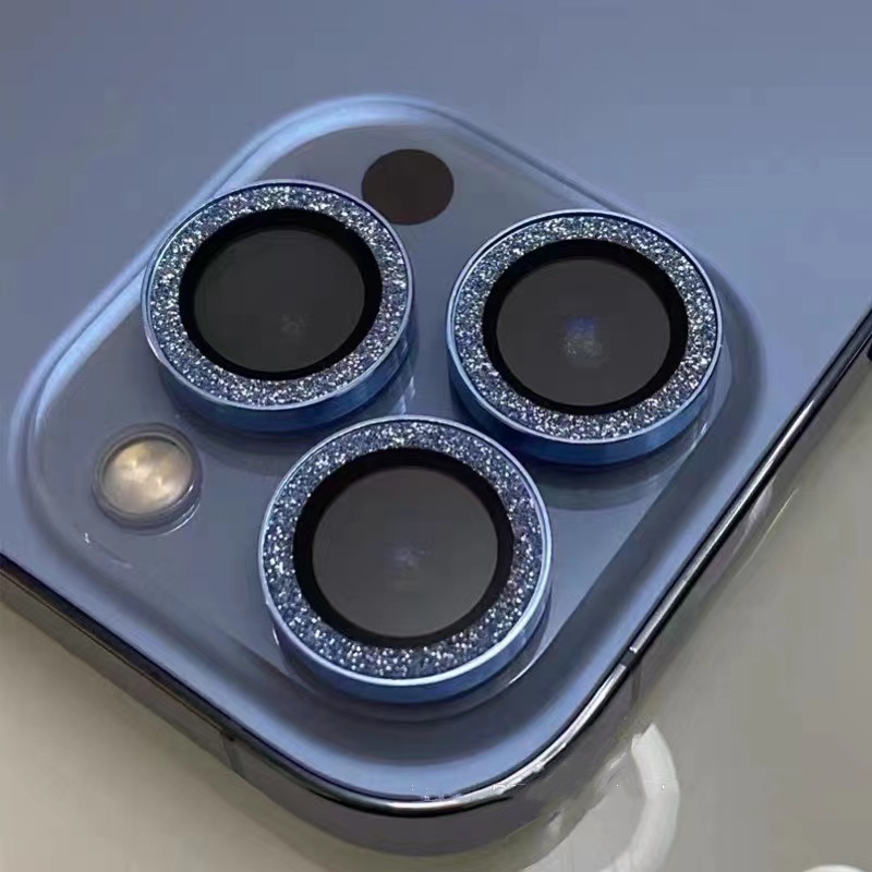 Ốp Điện Thoại Kim Tuyến Chống Bụi Bảo Vệ Camera Cho iPhone 13 / 12 / 11 / Mini 13 Pro Max