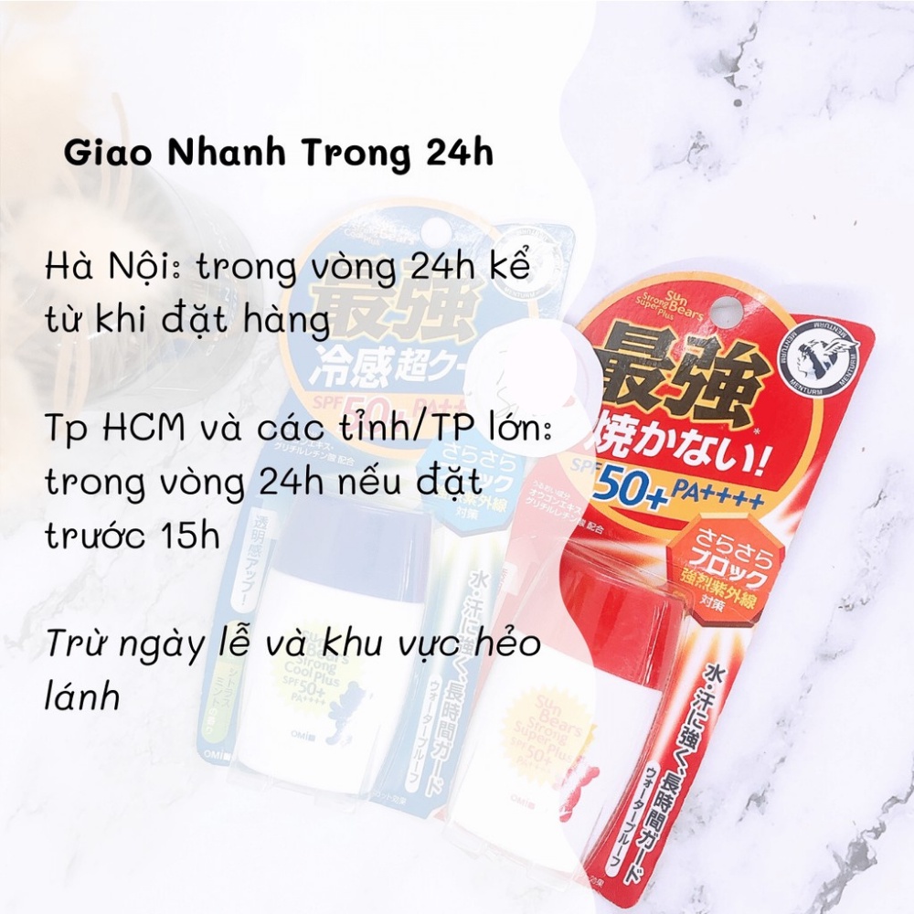 Kem Chống Nắng Omi Sun Bears Kimochi Store