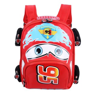 Balo mẫu giáo hình xe hơi Lightning Macqueen chống nước