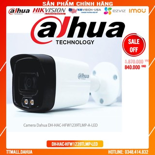 . . camera dahua fullcolor hac-hfw1239tlmp-led 2m 1080p full hd - bảo hành chính hãng 2 năm . .