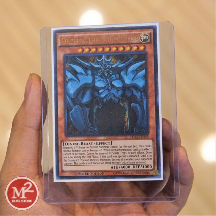 Yugioh Vị thần LDK2-ENS02 Obelisk the Tormentor - Ultra Rare -  Bảo quản M2SCCQ-LITE