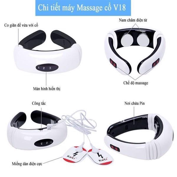 Máy massage cổ thông minh cảm ứng từ Cervical SH-208