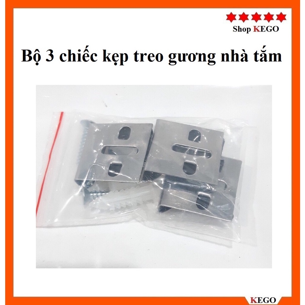 3 chiếc Kẹp gương treo nhà tắm