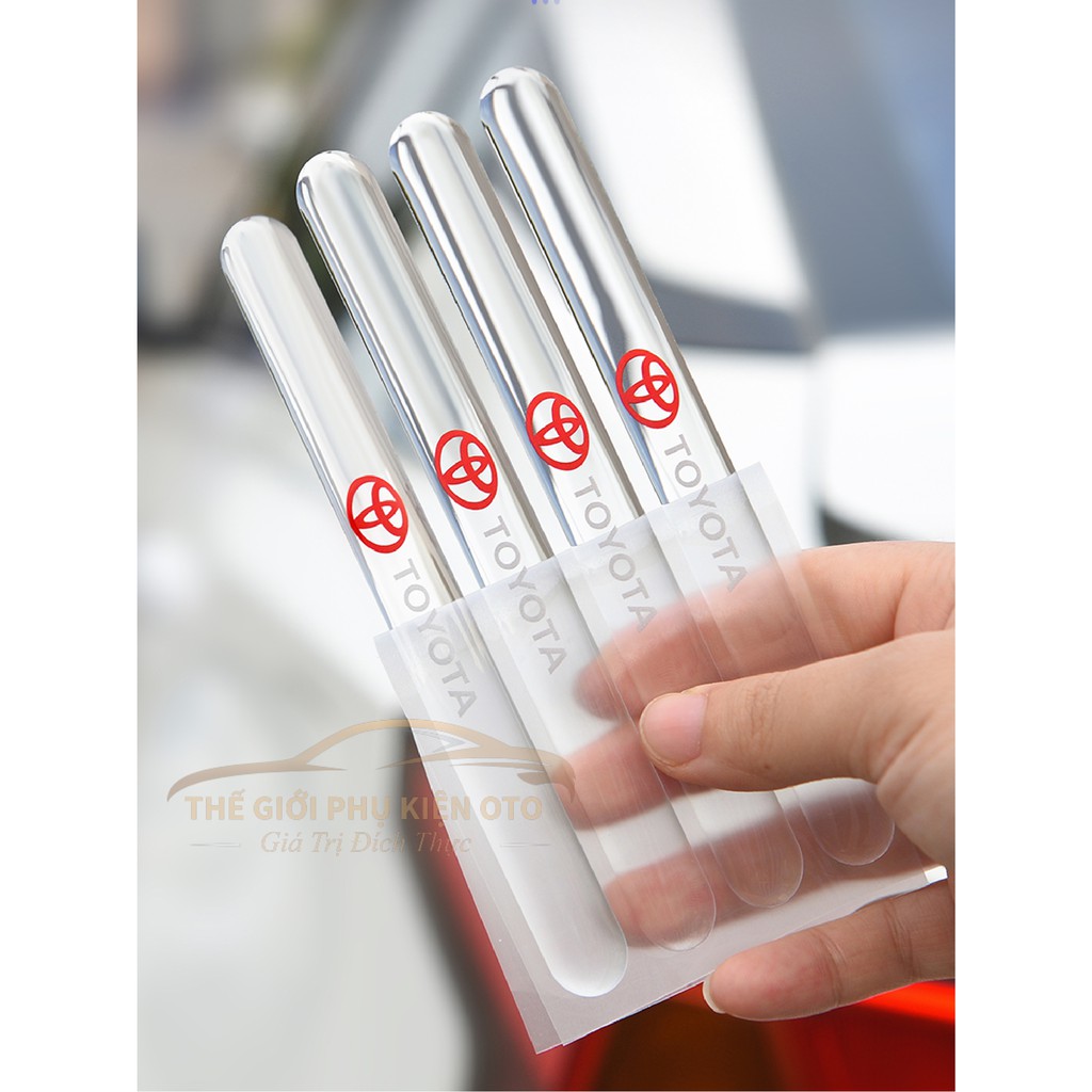 Bộ dán chống xước tay nắm cửa oto