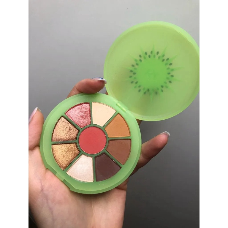 Phấn mắt 9 màu kiko Fruit Explosion Eyeshadow Palette - phấn mắt lâu trôi nhiều màu nhủ và lì