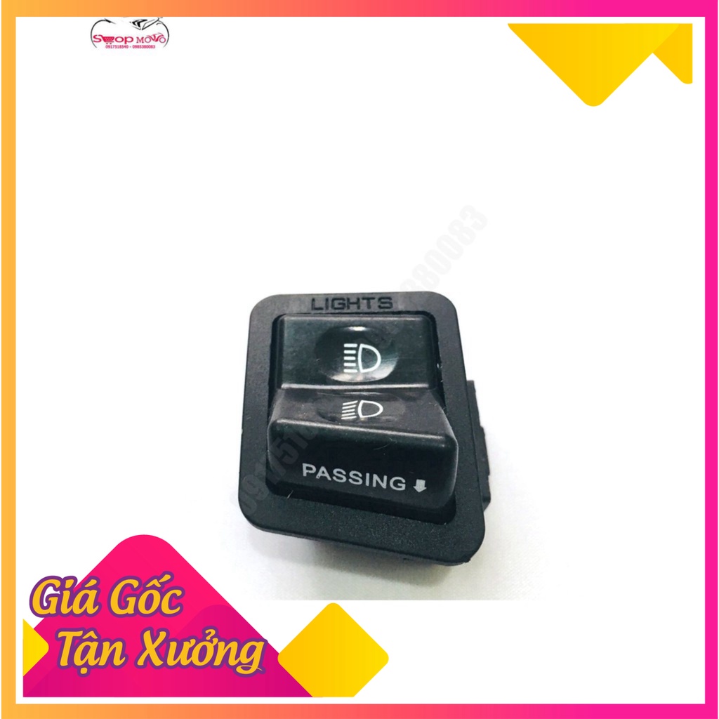 công tắc passing SH độ chế cho mọi loại xe đời cũ kèm jack cắm (Ảnh Sp thật)