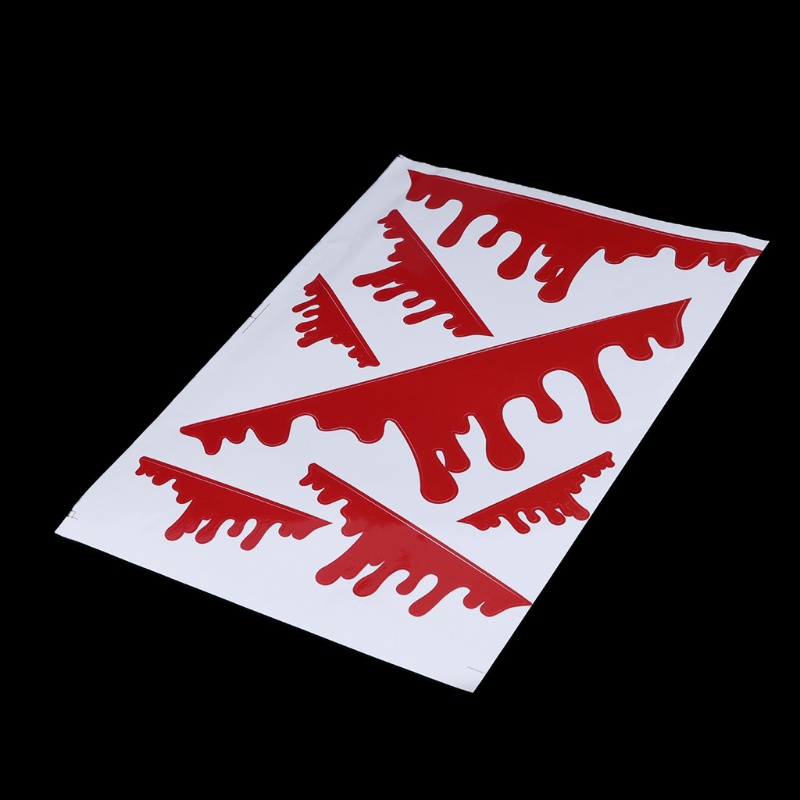 Set 7 Miếng Dán Vinyl Hình Zombie Vui Nhộn Trang Trí Xe Hơi