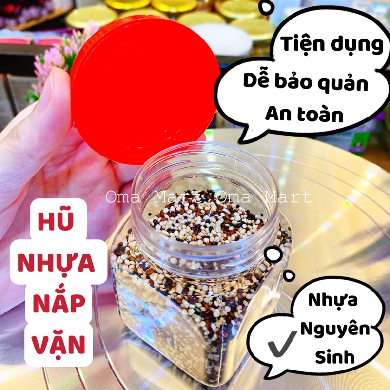 [Bé ăn dặm] Tổng hợp hạt hữu cơ ăn dặm cho bé 100g (lọ đựng cực xinh và tiện dụng)