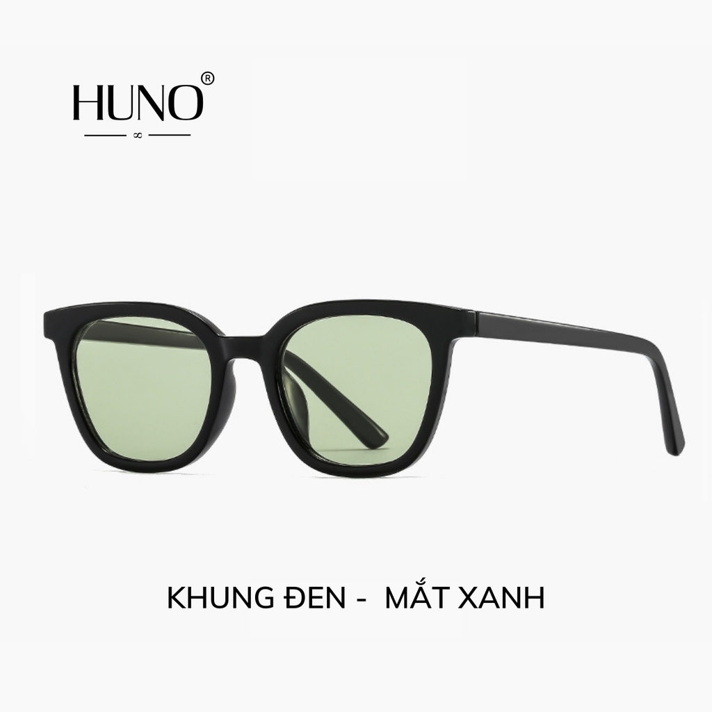 Kính râm Nam Nữ HUNO được thiết kế với nhiều gang màu đẹp mẫu basic phù hợp với nhiều khuôn mặt - K37
