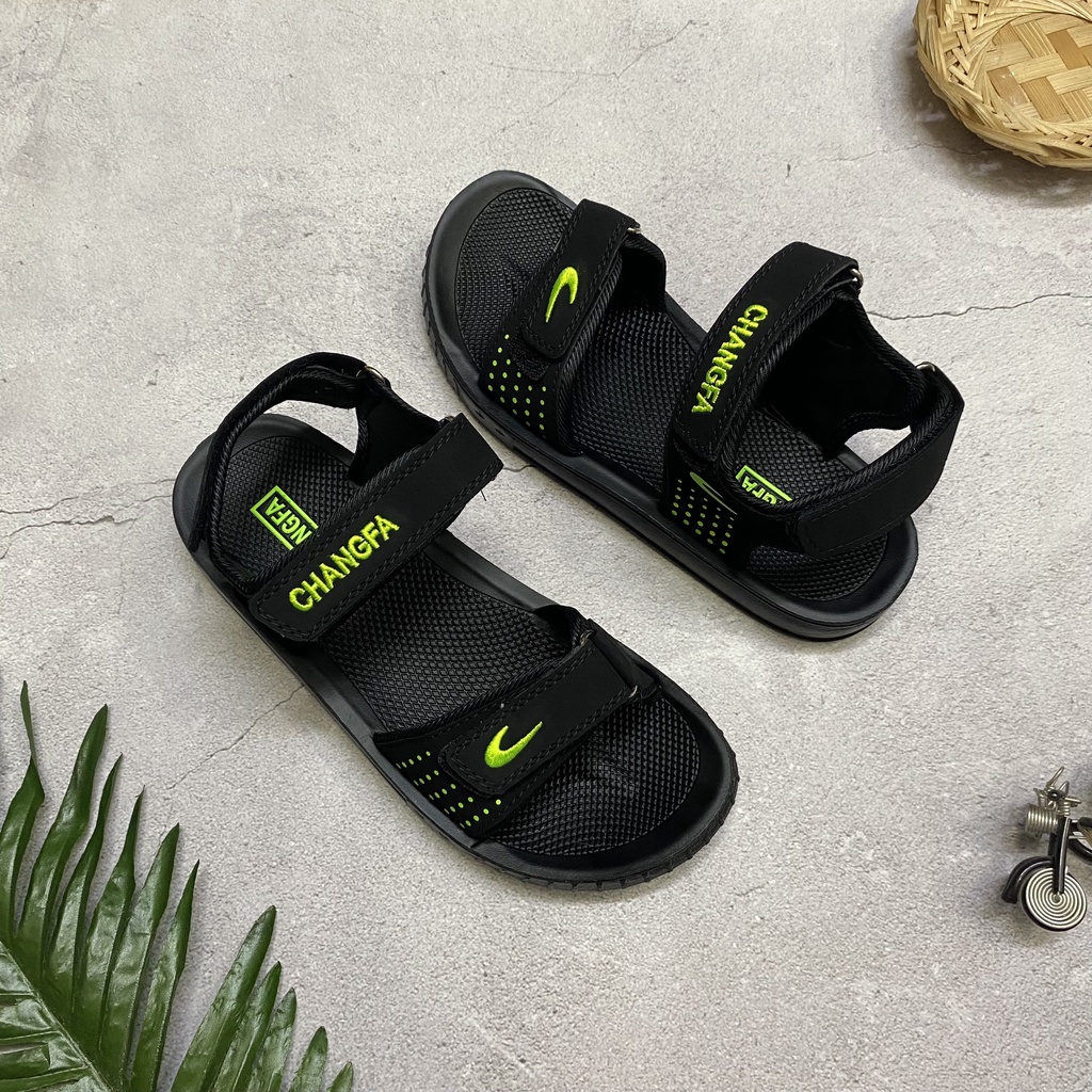 Sandal thể thao nam nữ phối chữ năng động trẻ trung đi học đi chơi đều đẹp - TT322