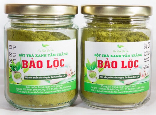 Bột Trà Xanh Tắm Trắng Bảo Lộc 100 Gram