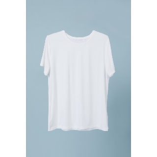 TheBlueTshirt - Comfortable Bamboo Everyday T - Áo Thun Trắng Tay Ngắn Thun Tơ Tre