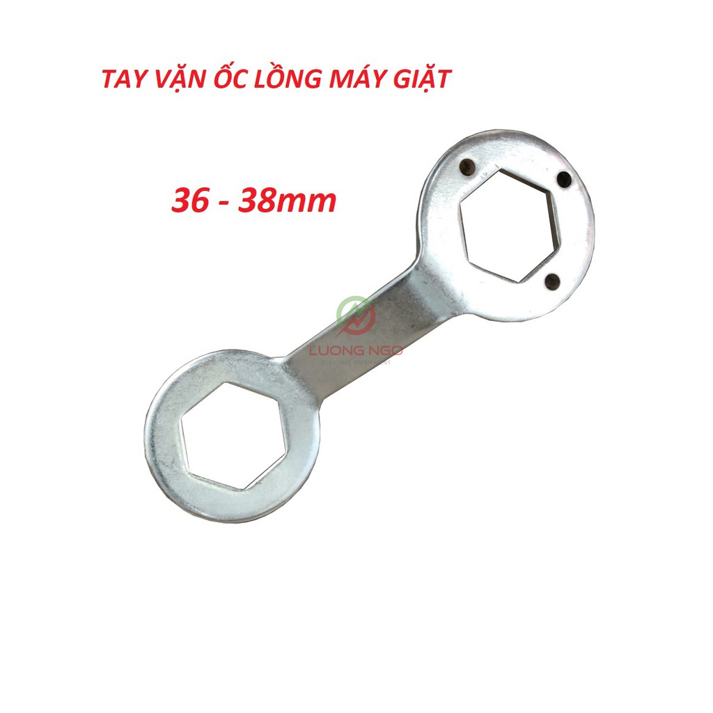 TAY VẶN ỐC LỒNG MÁY GIẶT - TRÒNG MỞ THÁO TÁN SIZE 36-38mm (loại dày)