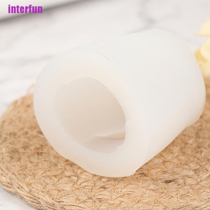 Khuôn Làm Nến DIY Hình Hoa tulip Chất Liệu Silicone