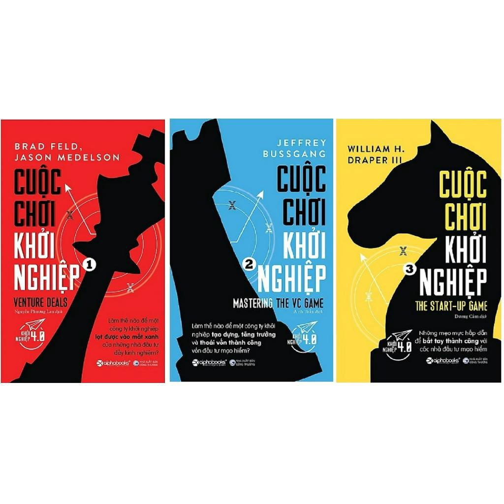 Sách - Trọn bộ Cuộc Chơi Khởi Nghiệp - Phần 1,2,3