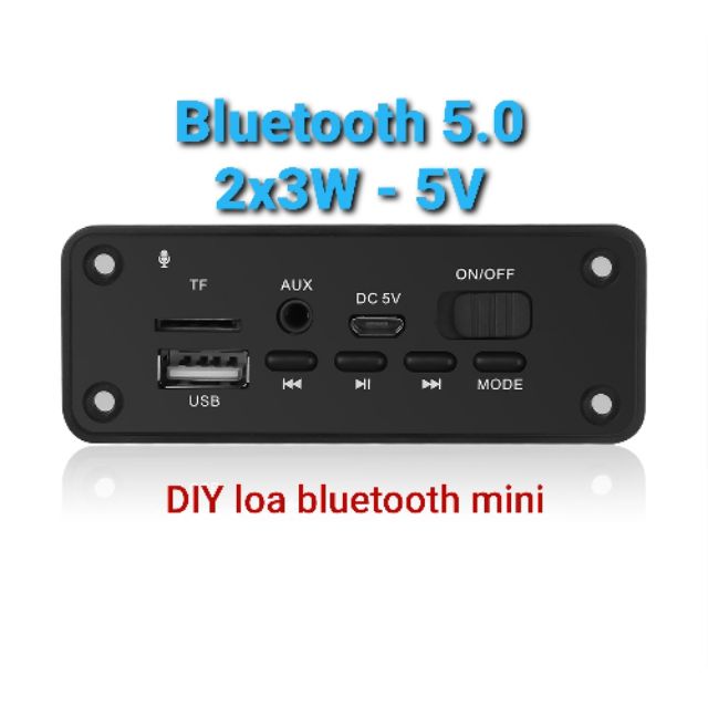 Bộ giải mã âm thanh Bluetooth 5.0 - Công suất 2x3W